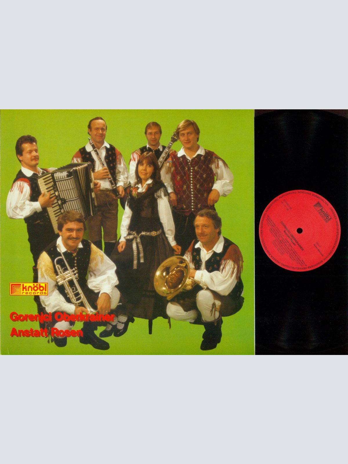 LP--  Gorenjci Oberkrainer     Anstatt Rosen