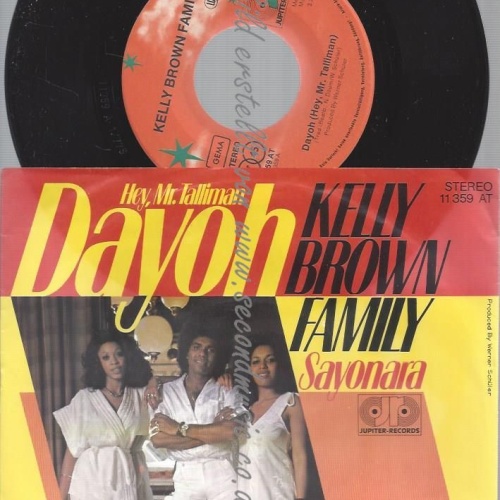 7"  Kelly Brown Family  Sayonara