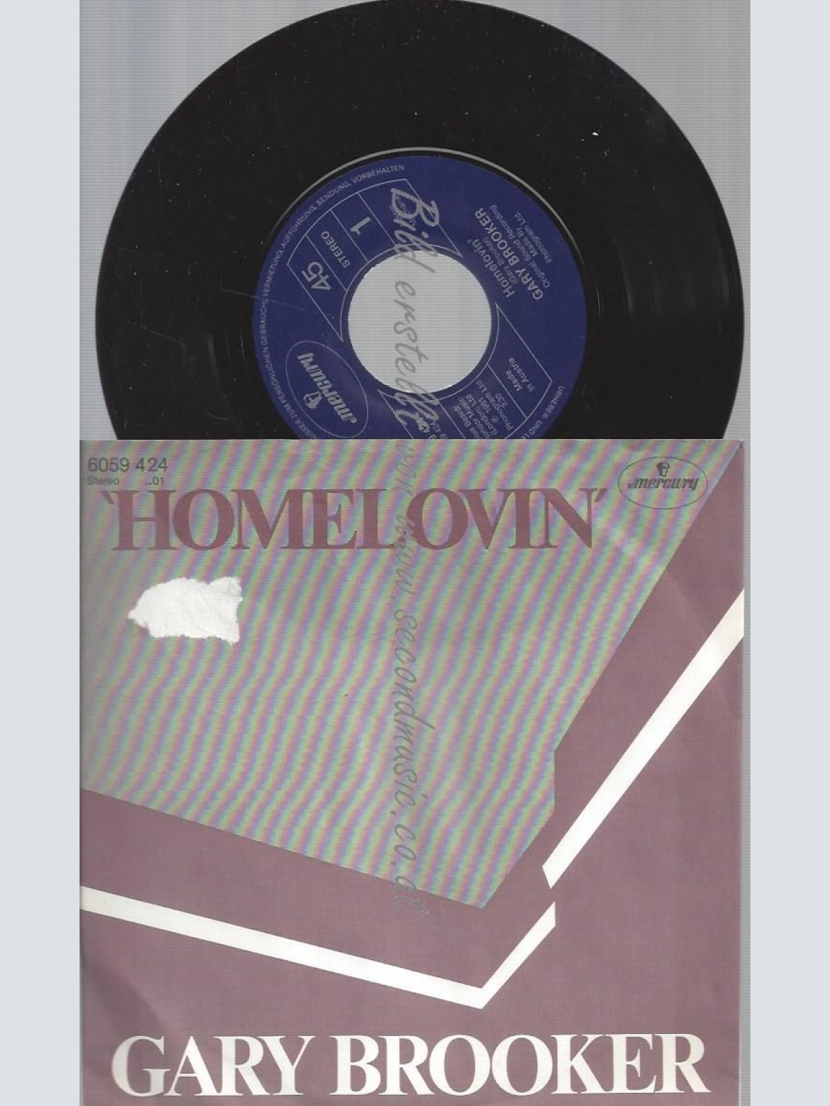 7"  Gary Brooker – Homelovin