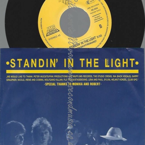 7" STANDIN IN THE LIGHT  MAN GROOVE  // NM
