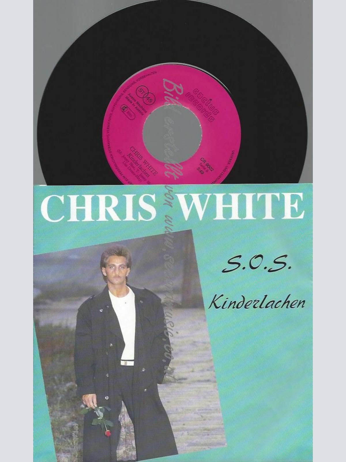 7" CHRIS WHITE S.O.S. KINDERLACHEN  // NM