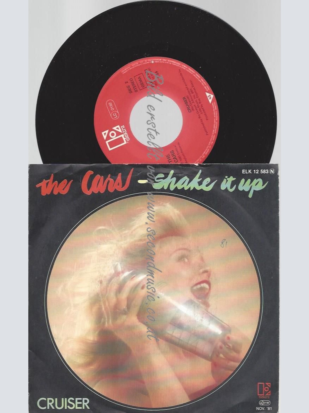 7"   The Cars  Shake It Up