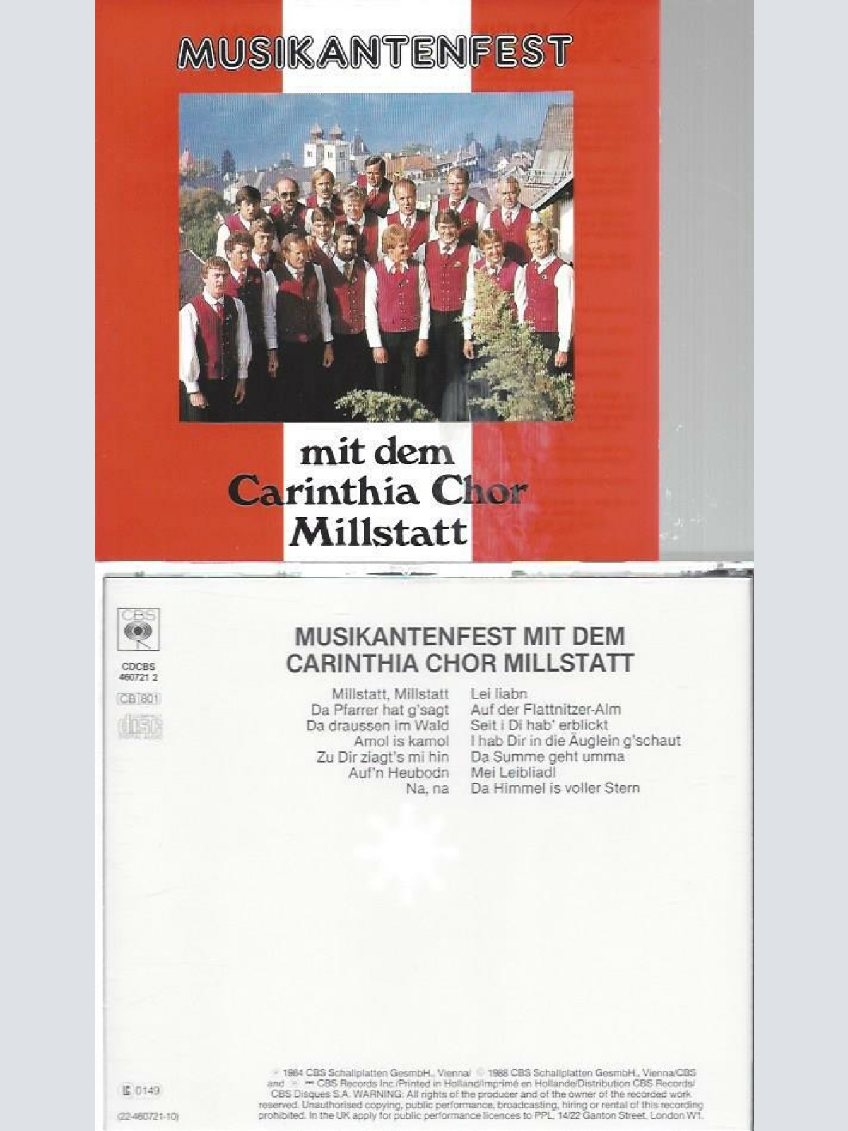 CD--Musikantenfest mit dem Carinthia Chor Millstatt