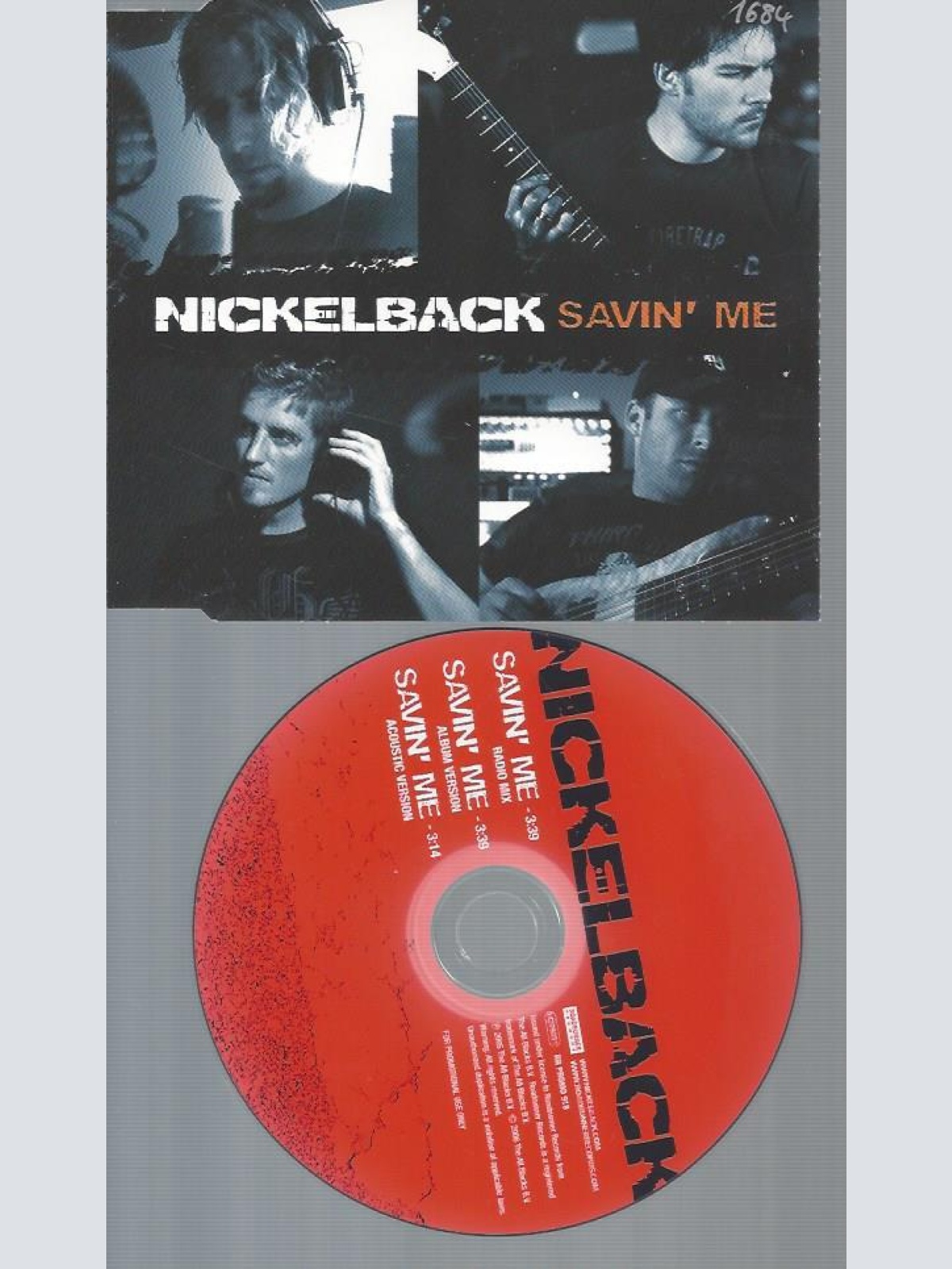CD--NICKELBACK SAVIN ME // PROMO