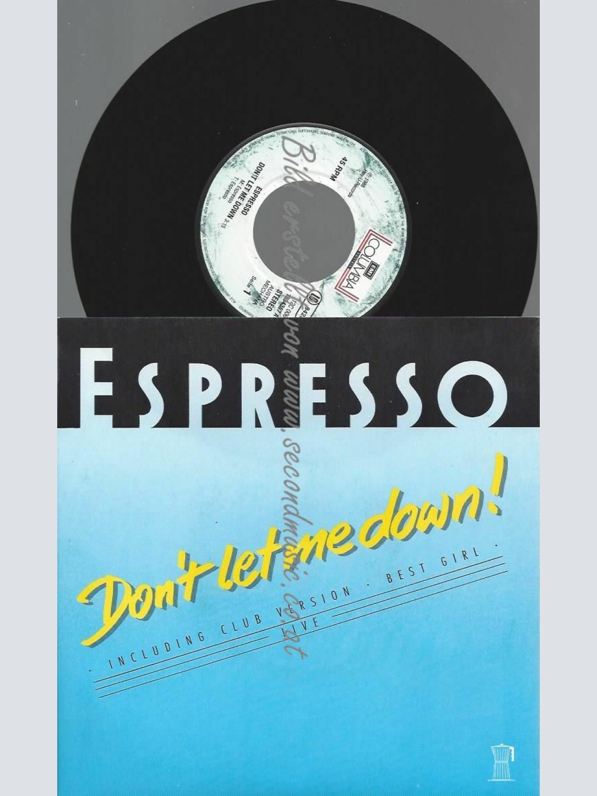 7" ESPRESSO DON'T LET ME DOWN  // NM