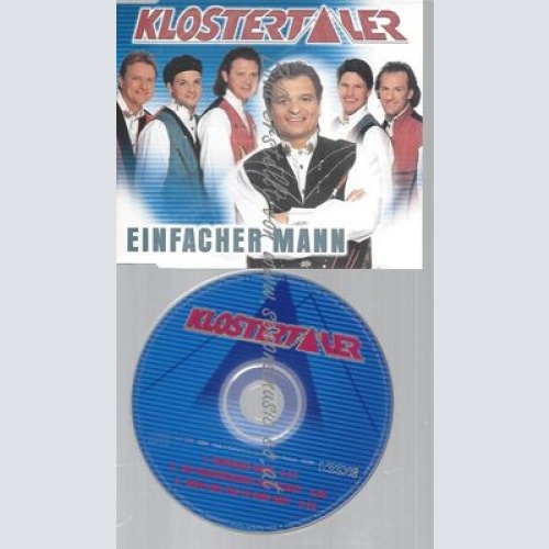CD--KLOSTERTALER--EINFACHER MANN