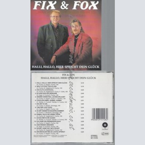CD--FIX & FOX--HALLI HALLO HIER SPRICHT DEIN