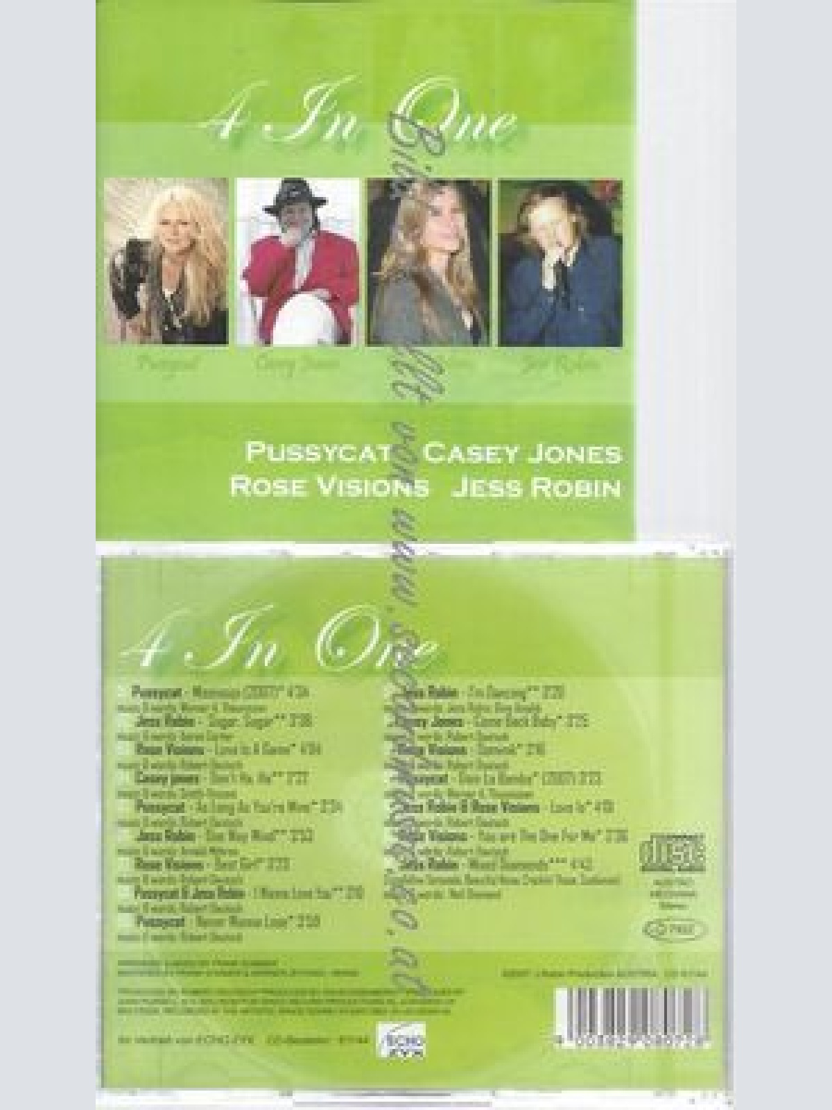 CD--VARIOUS-- 4 IN ONE--PUSSYCAT / CASEY JONES  JESS ROBIN