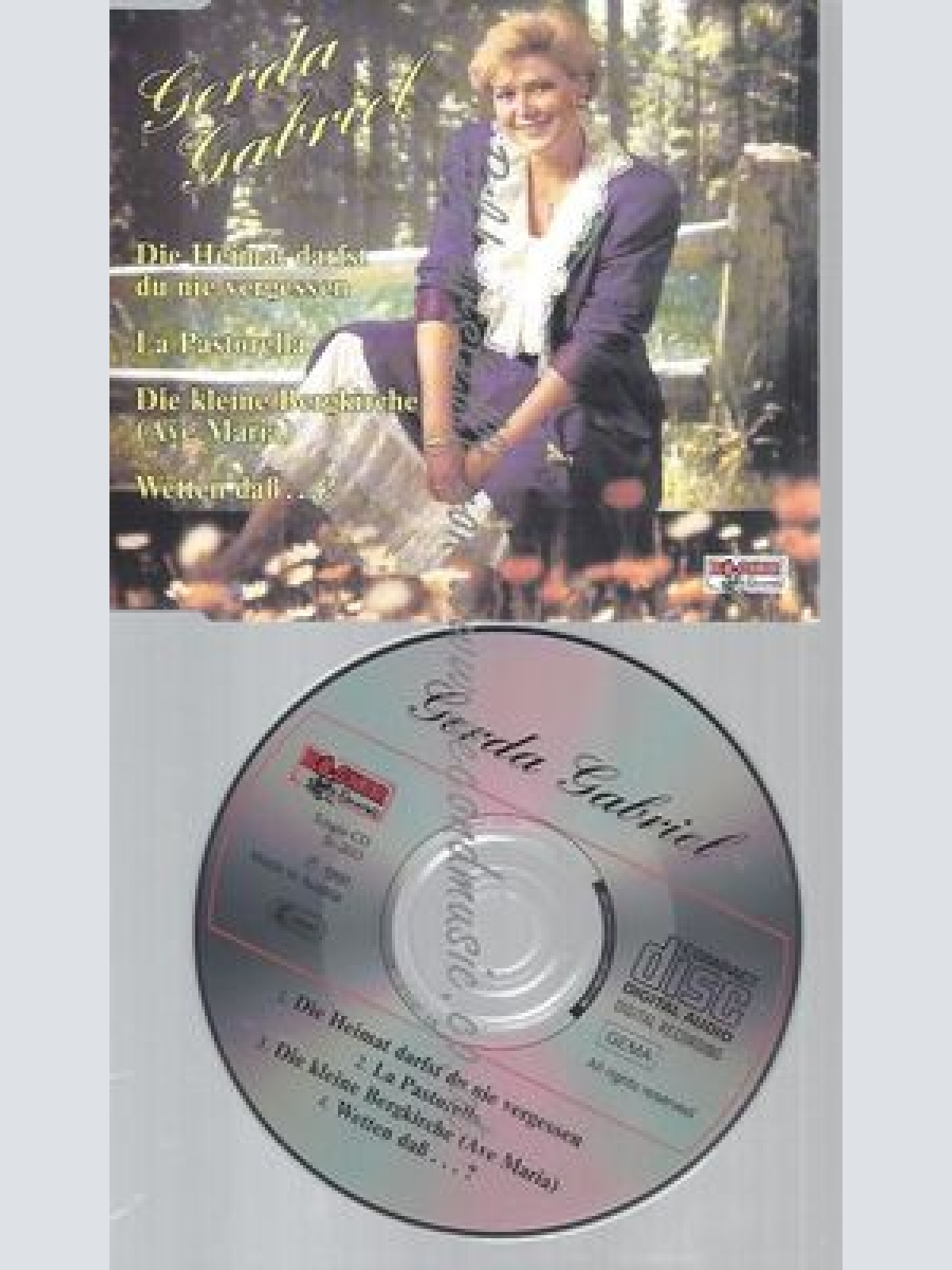 CD--GERDA GABRIEL--DIE HEIMAT DARFST DU NIE VERGESSEN