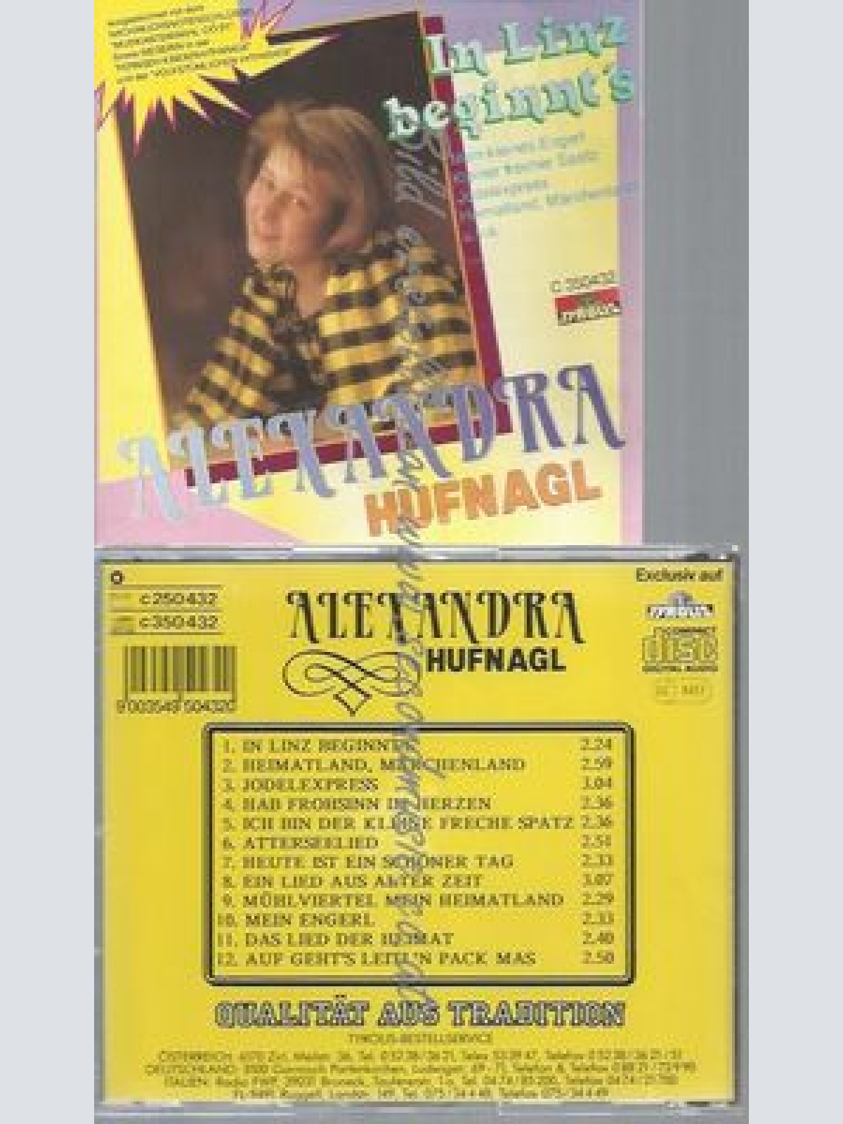 CD--ALEXANDRA HUFNAGL--IN LINZ BEGINNT'S