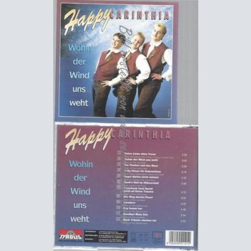 CD--HAPPY CARINTHIA--WOHIN DER WIND UNS WEHT