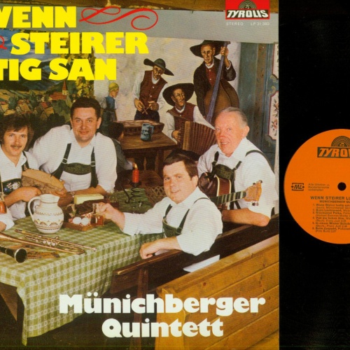 LP---Münichberger Quintett- Wenn Steirer Lustig san  //NM
