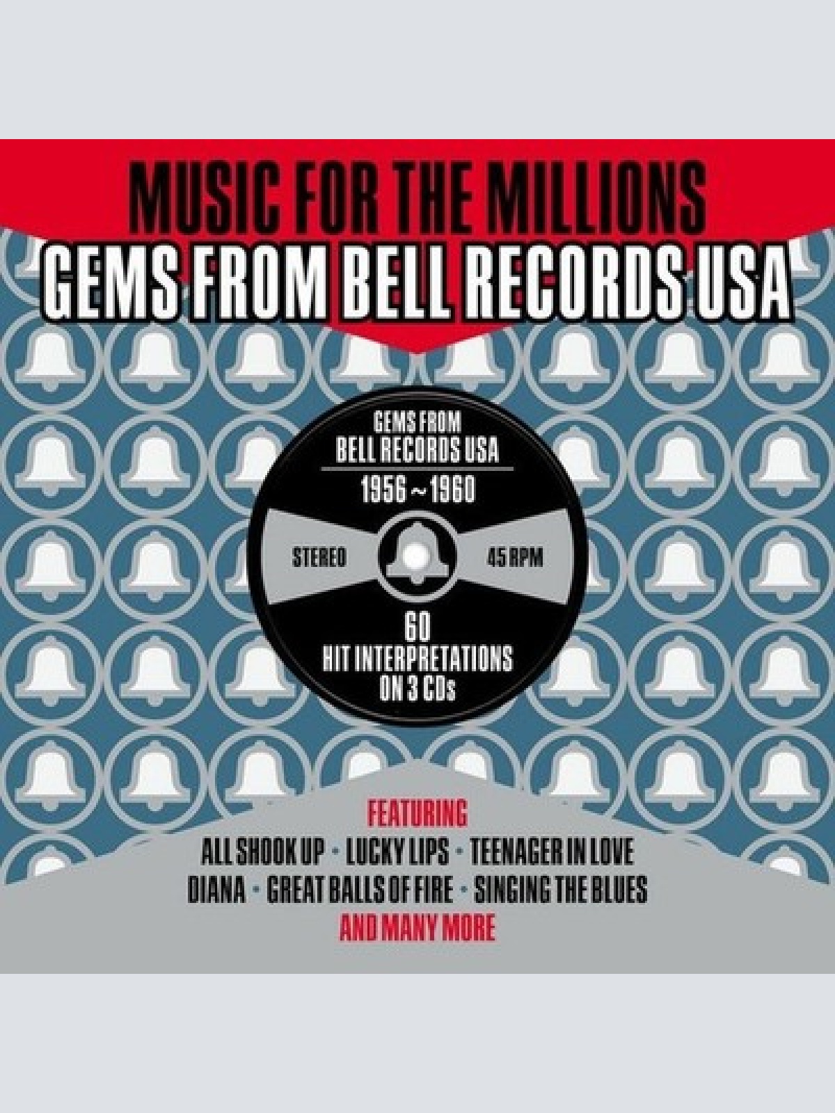 3xCD, Comp Various - Music For The Millions, Gems From Bell Records USA