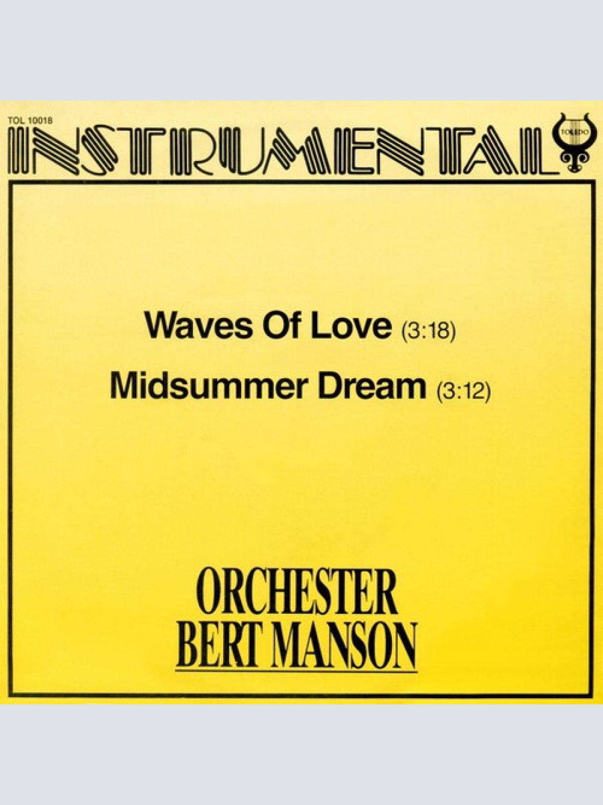 7" Orchester Bert Manson - Waves Of Love / Midsummer Dream