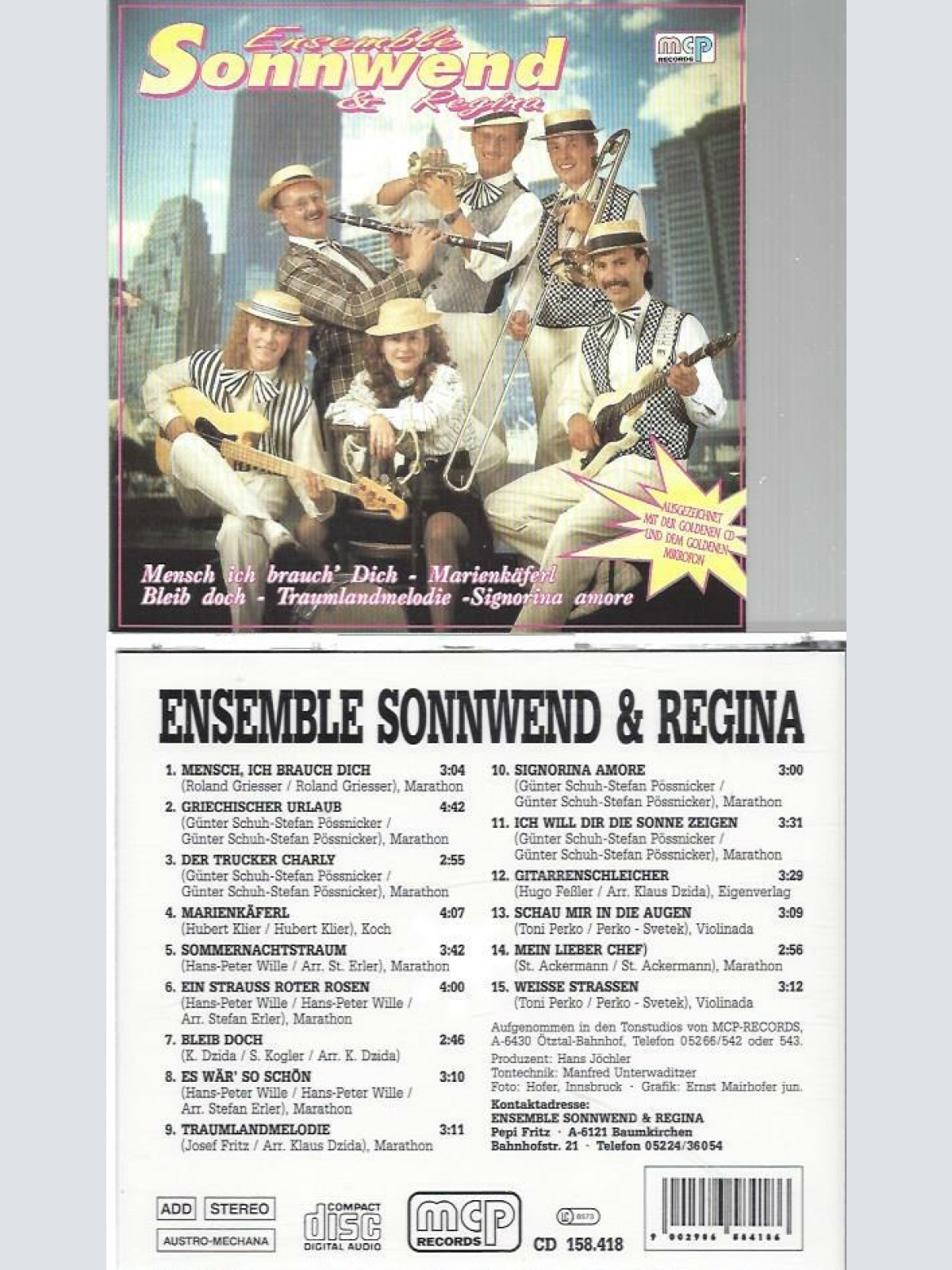 CD--Ensemble Sonnwend --& Regina