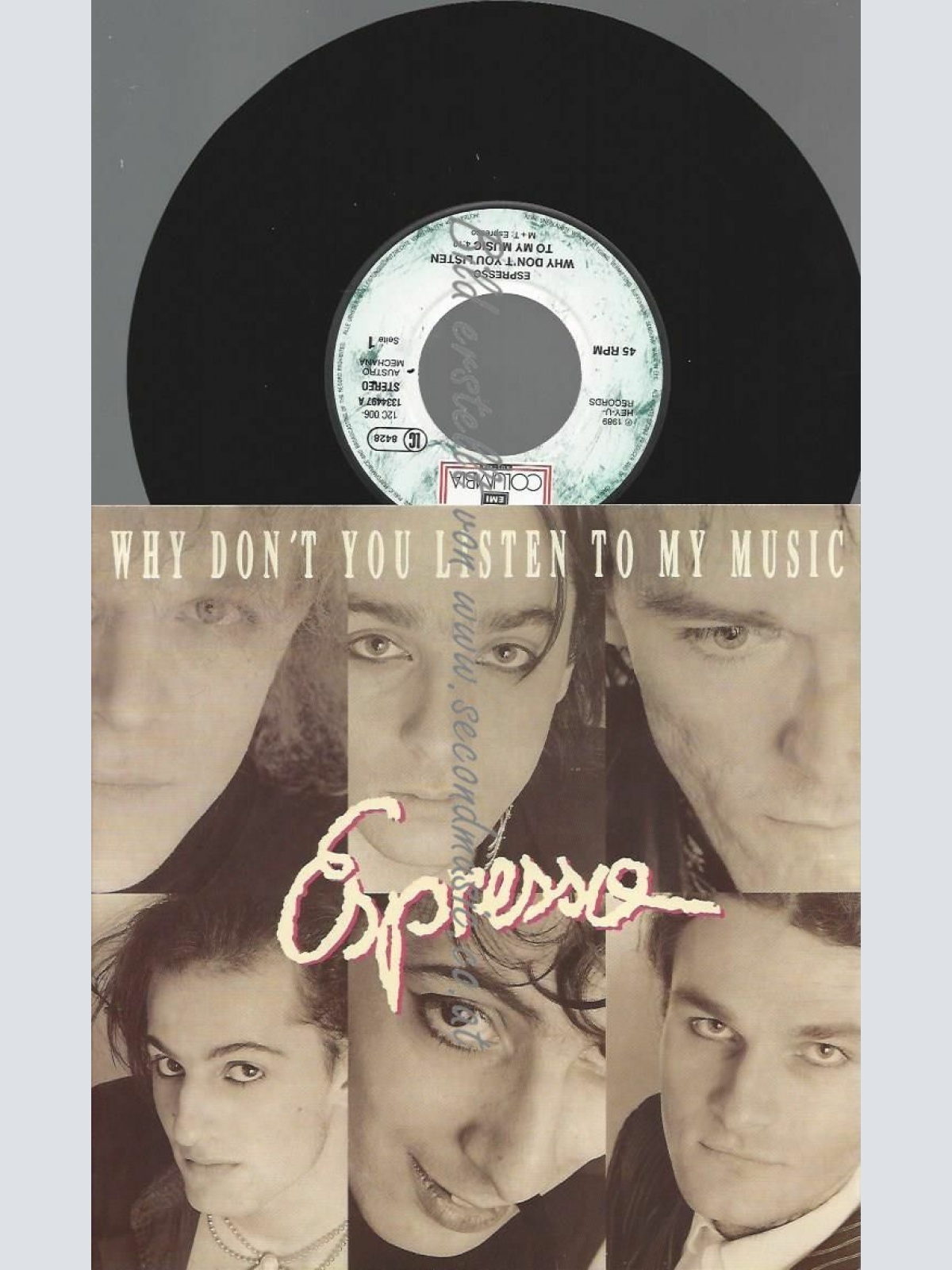 7" ESPRESSO WHY DON'T YOU LISTEN TO MY MUSIC  //NM