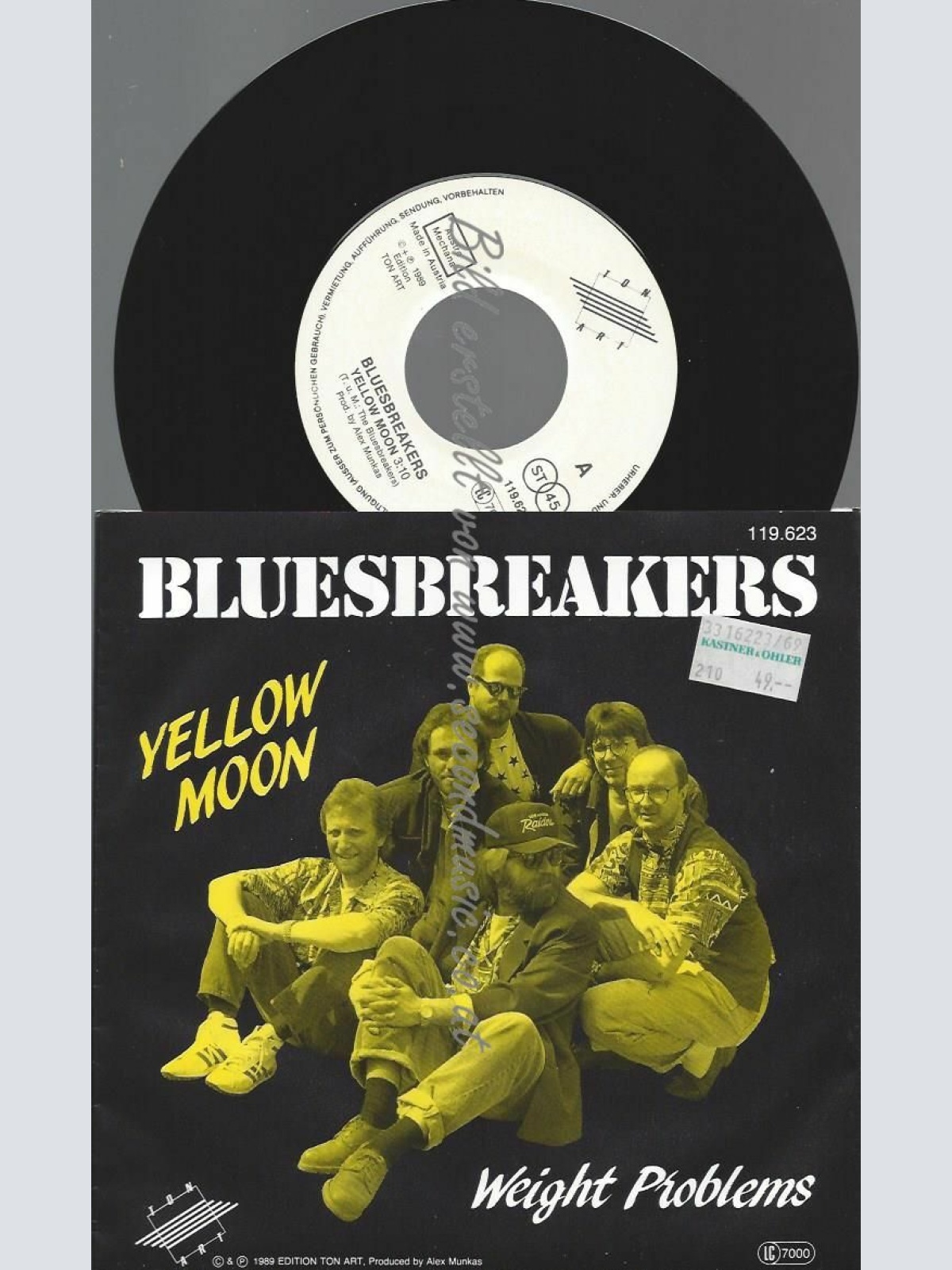 7" BLUSESBRAKERS YELLOW MOON  //NM