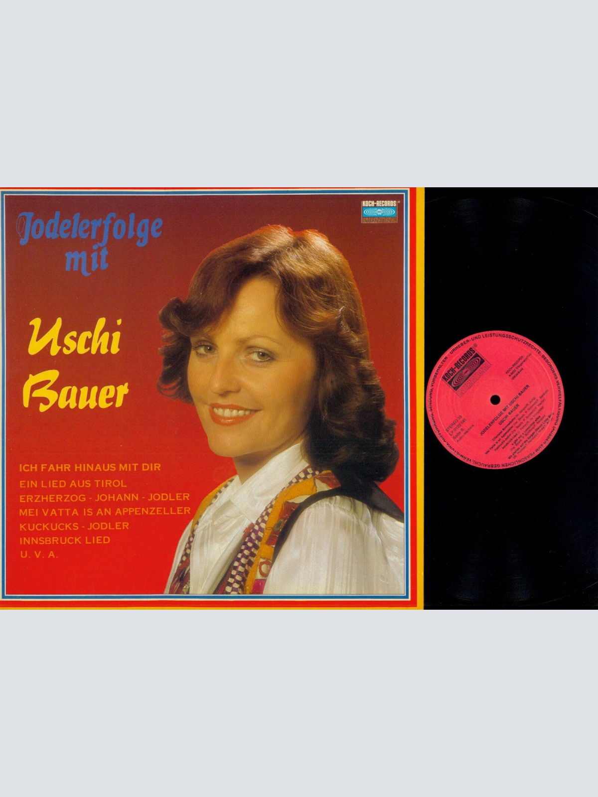 LP---Uschi Bauer – Jodelerfolge Mit Uschi Bauer --  //NM