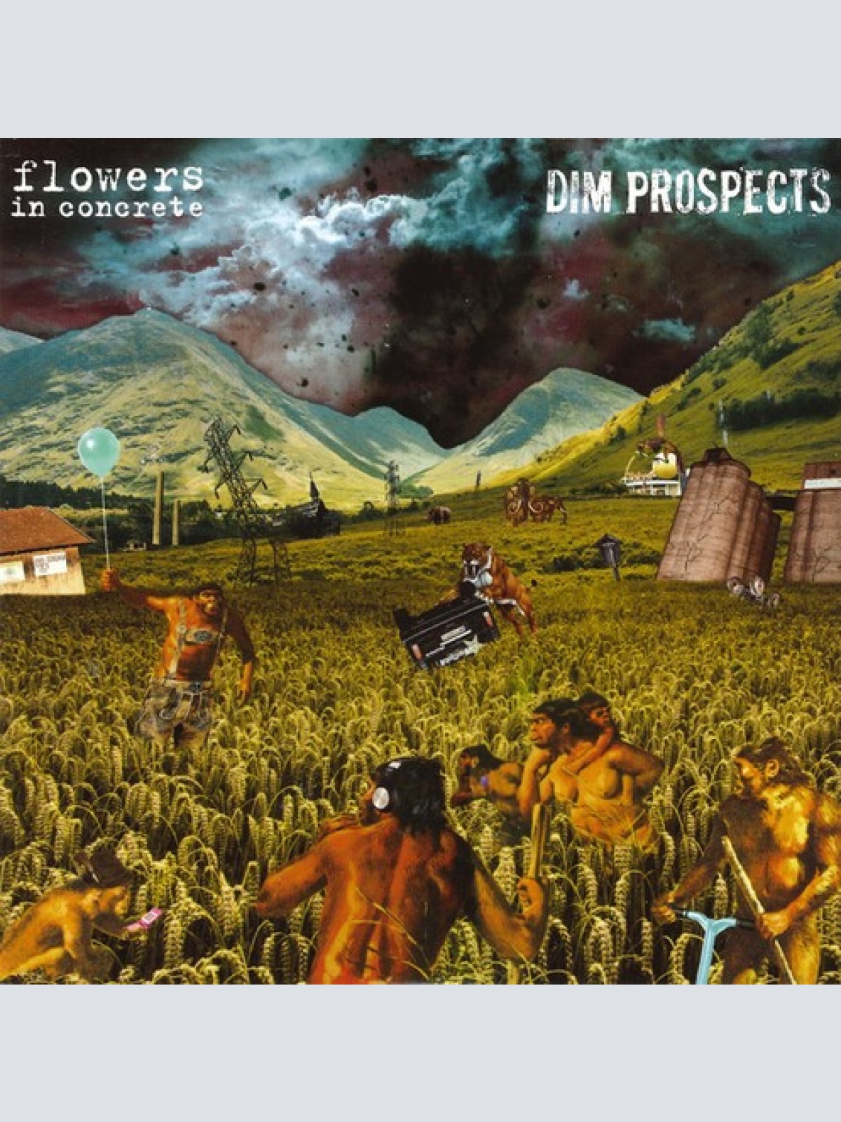 CD, Album, Promo Flowers In Concrete, Dim Prospects - Split