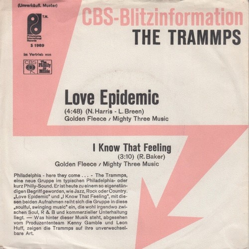 7", Single, Promo The Trammps - Love Epidemic