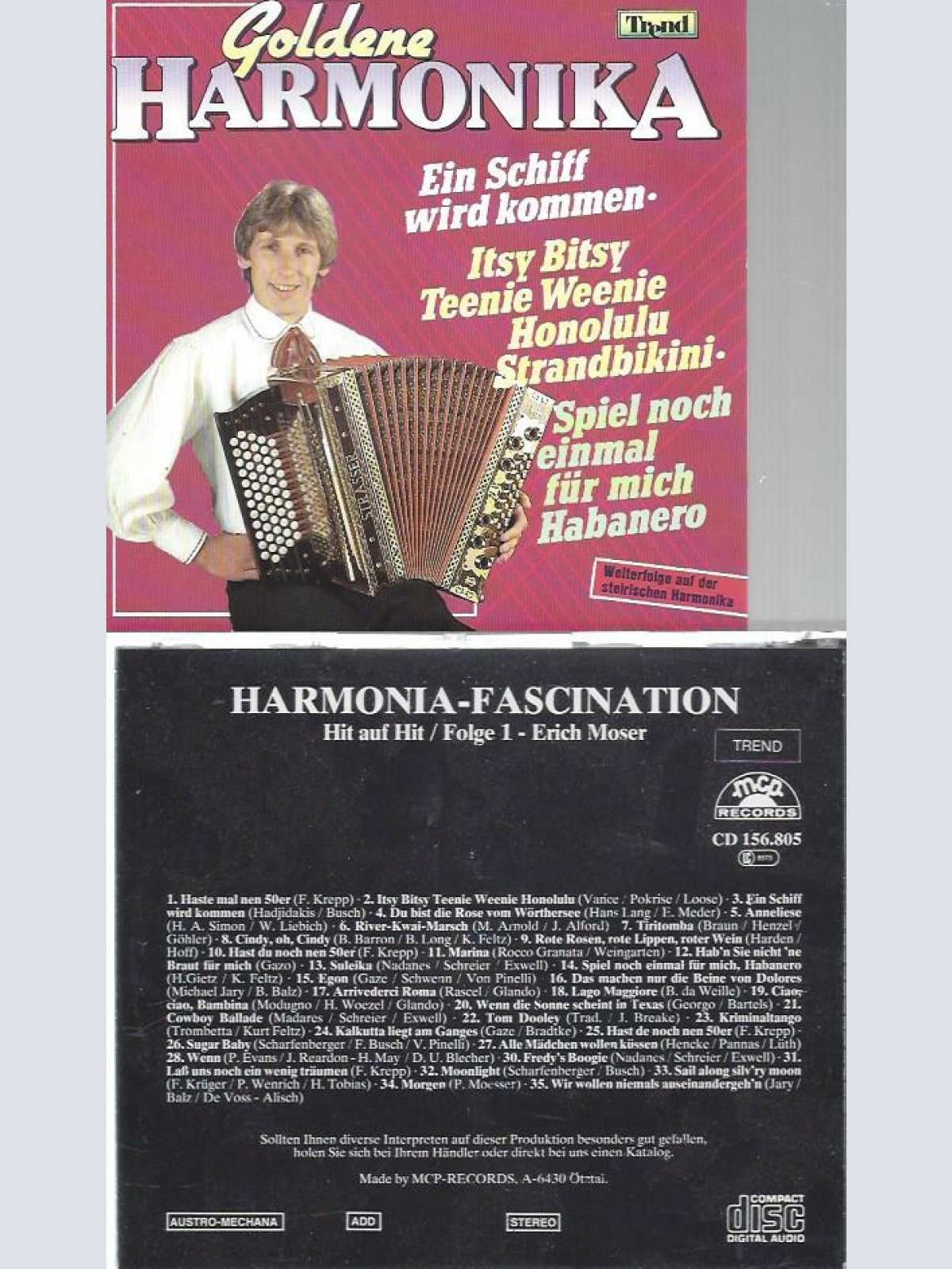 CD--Goldene Harmonika   Folge 1   --  Erich Moser