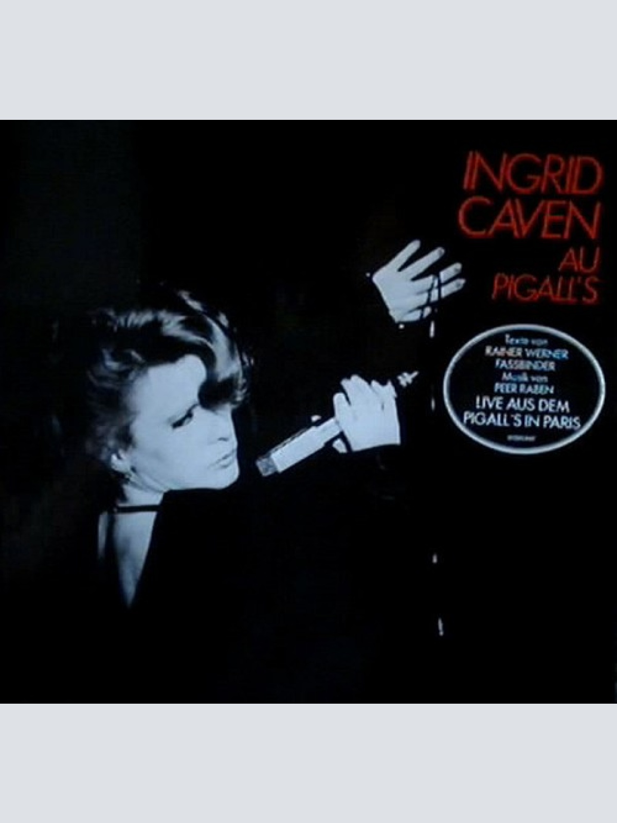 LP, Album, Gat Ingrid Caven - Au Pigall's