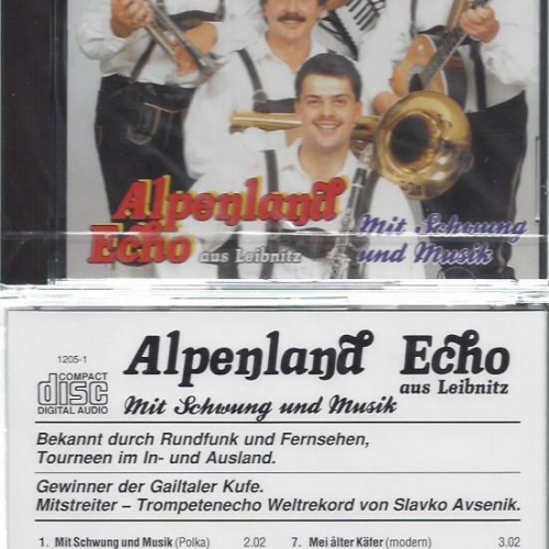 CD--Alpenland Echo aus Leibnitz ..mit Schwung und Musik