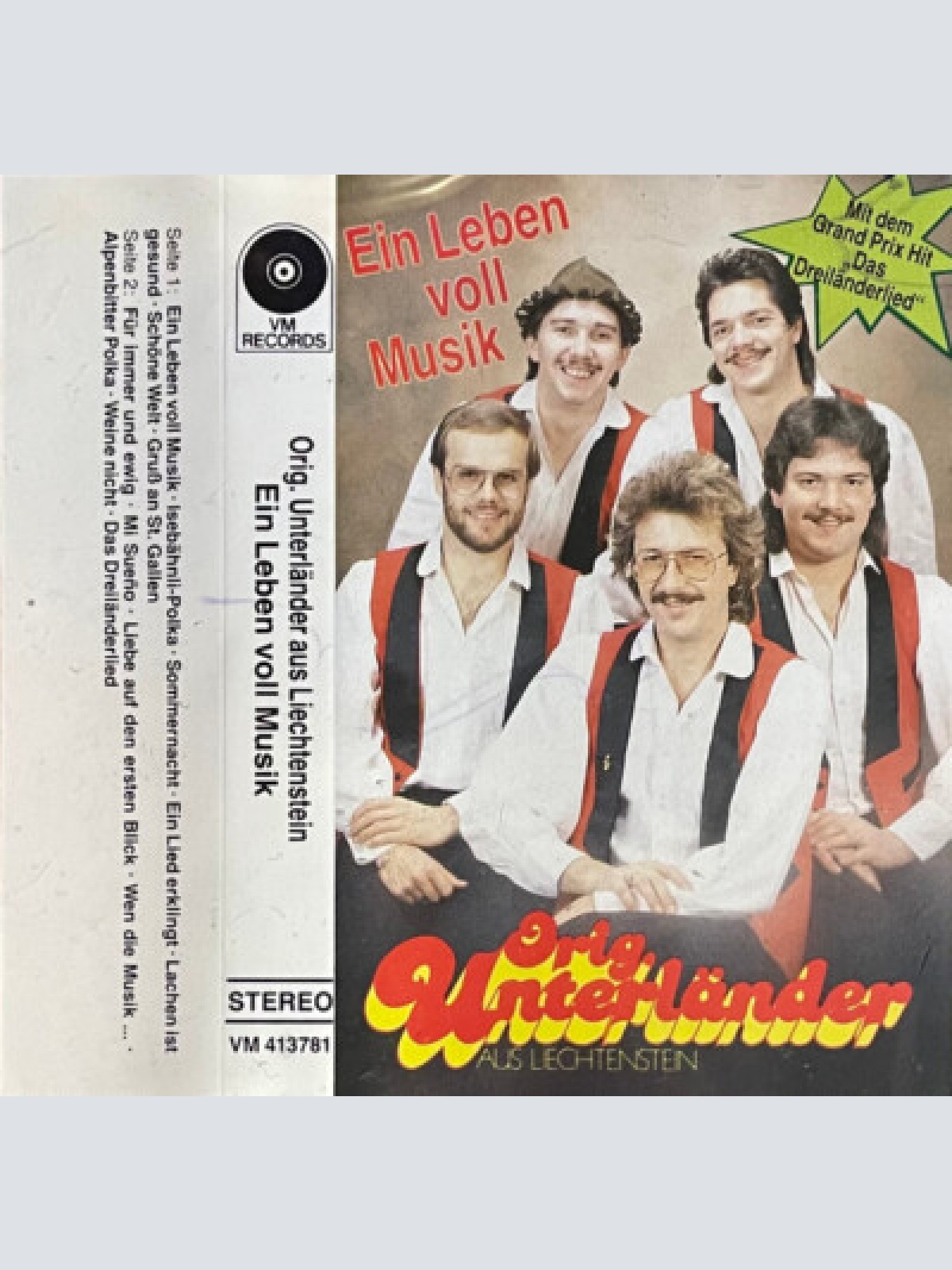 Cass, Album Orig. Unterländer aus Liechtenstein* - Ein Leben Voll Musik