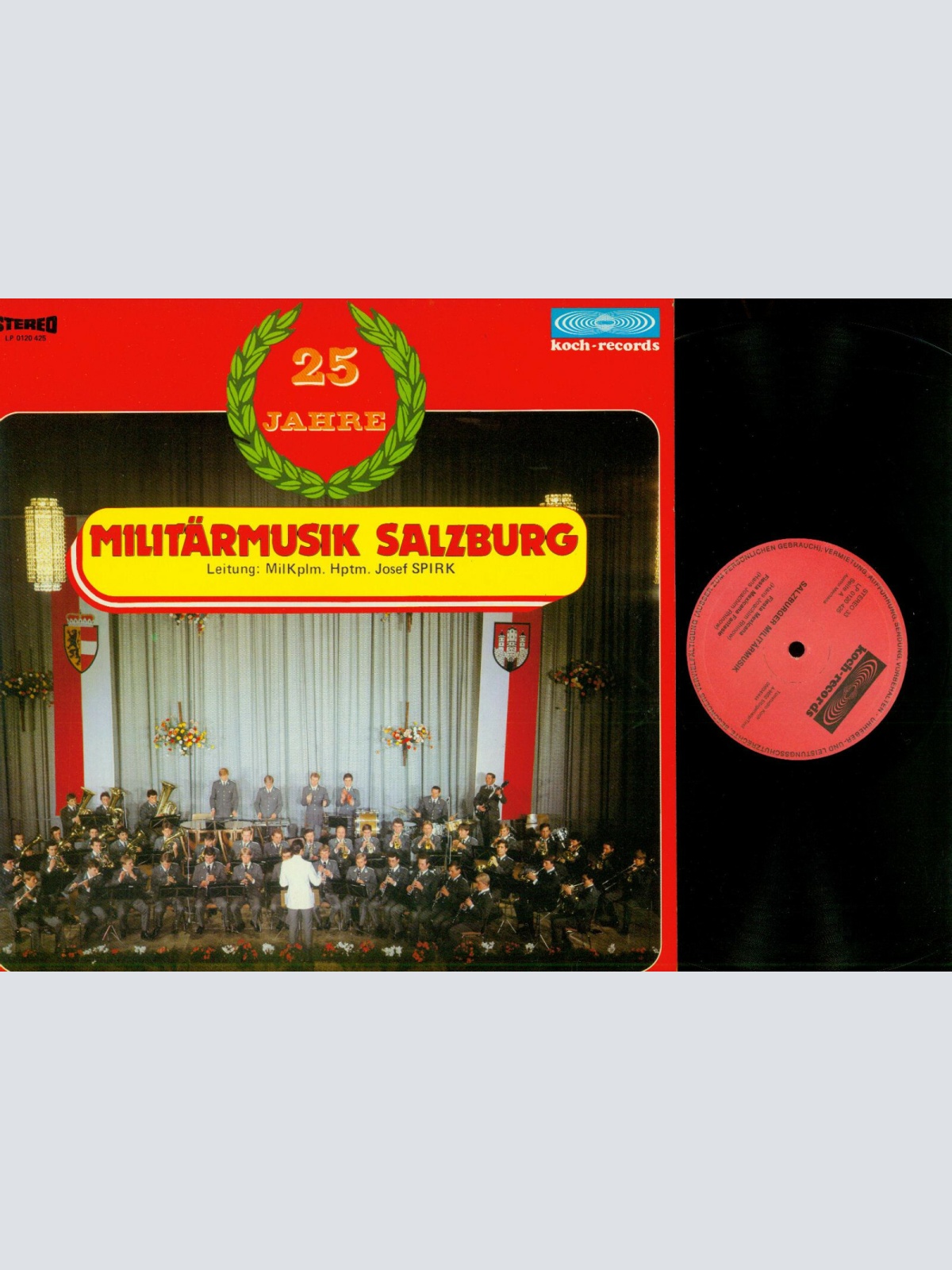 LP---Militärmusik Salzburg -- 25 Jahre    //NM