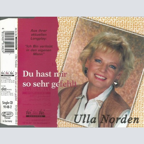 CD, Single Ulla Norden - Du Hast Mir So Sehr Gefehlt