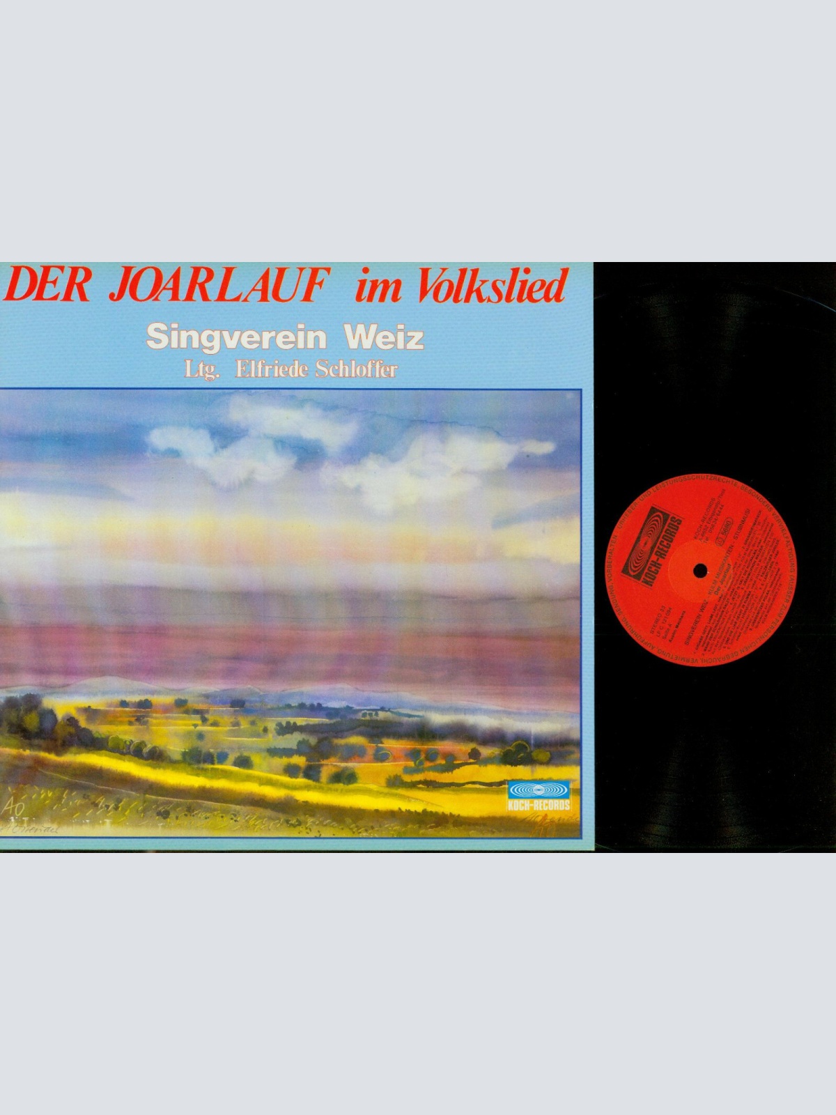 LP---Singverein Weiz – Der Joarlauf im Volkslied    //NM