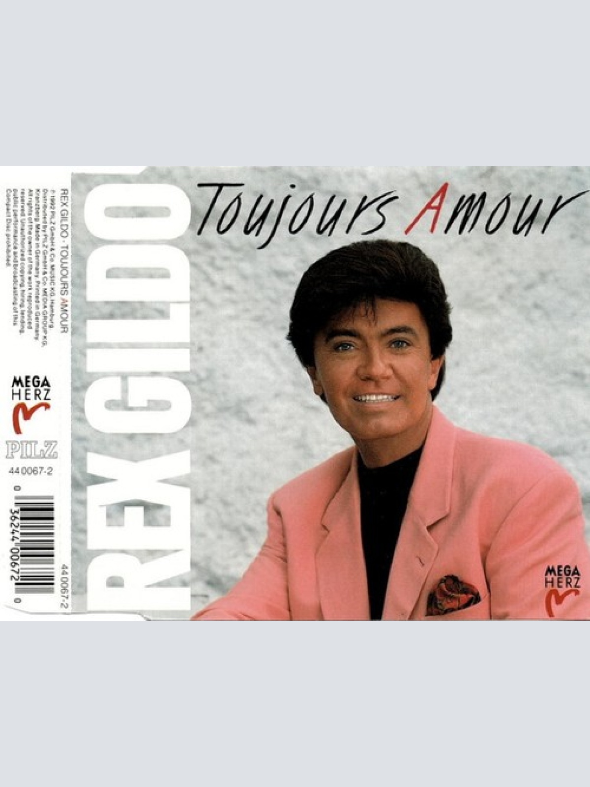 CD, Maxi Rex Gildo - Toujours Amour