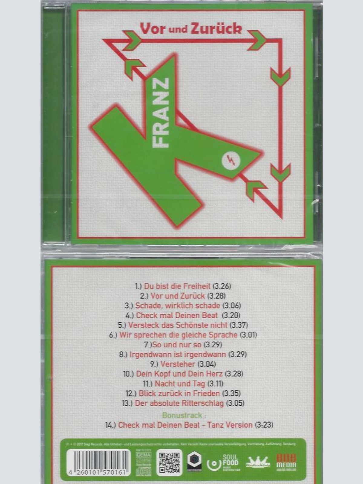 CD--  Franz K.  Vor und Zurück