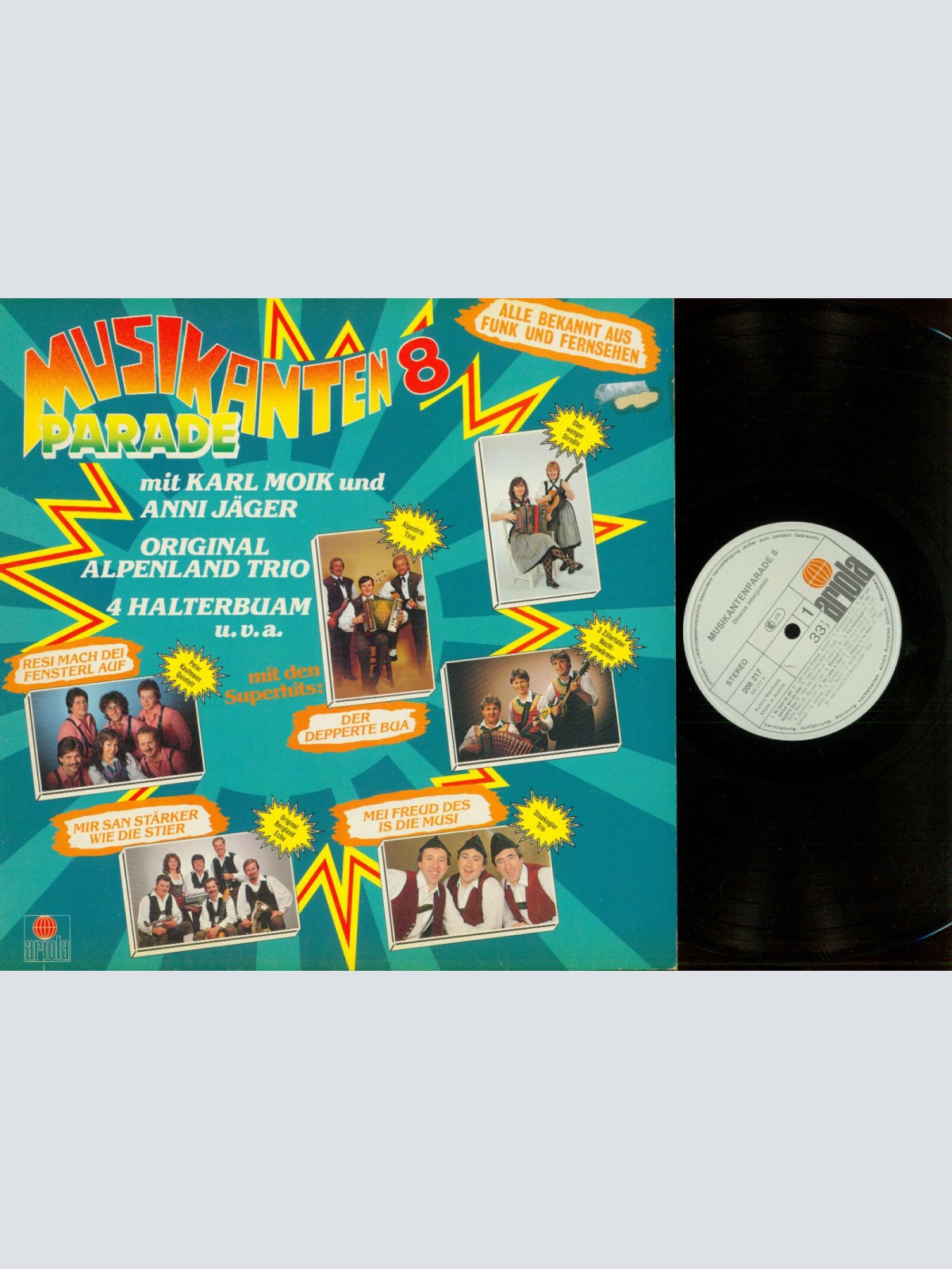 LP--Musikanten Parade 5 -Anni Jäger --Stoakogler Trio    //NM