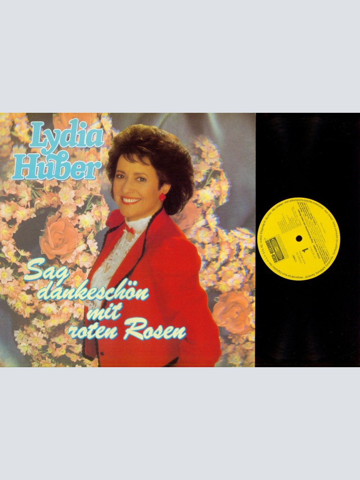 LP---Lydia Huber – Sag Dankeschön Mit Roten Rosen //NM