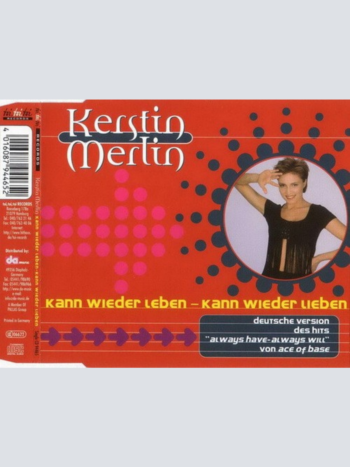CD, Maxi Kerstin Merlin - Kann Wieder Leben - Kann Wieder Lieben