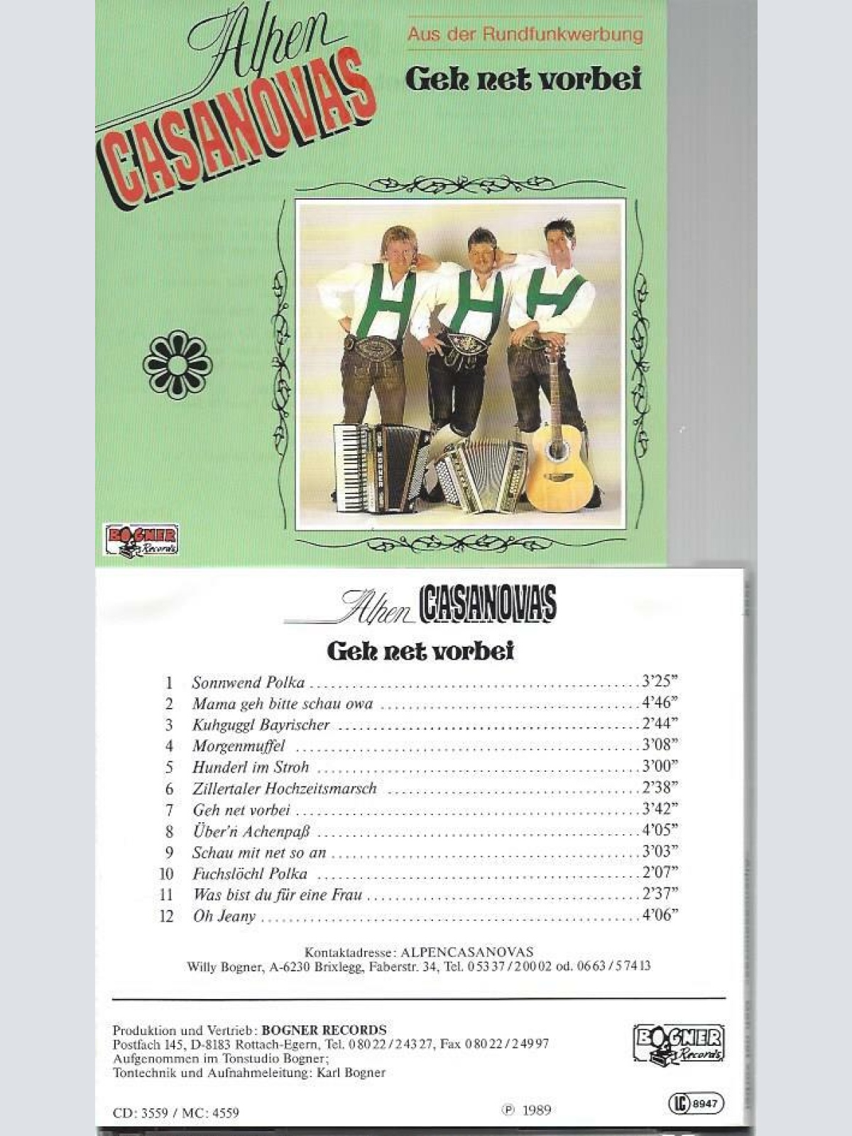 CD--Alpen Casanovas -- Geh net vorbei