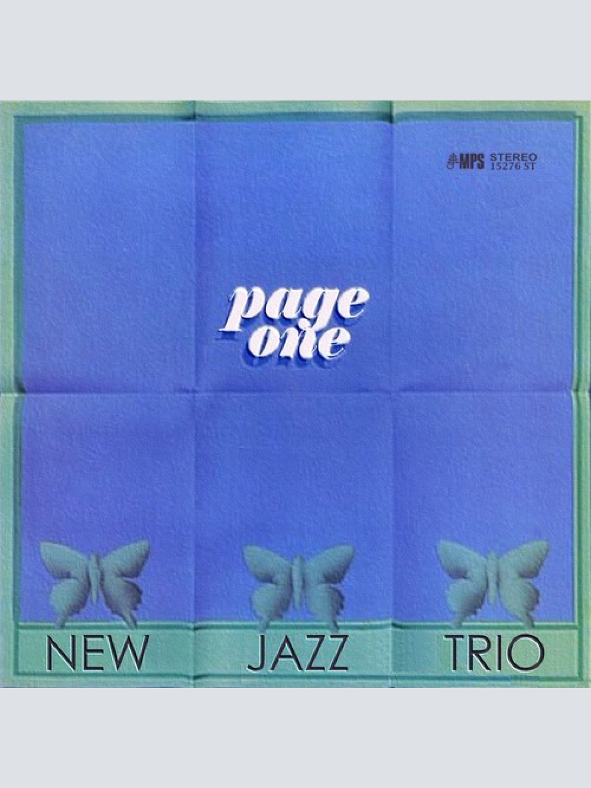 LP, Album New Jazz Trio - Page One