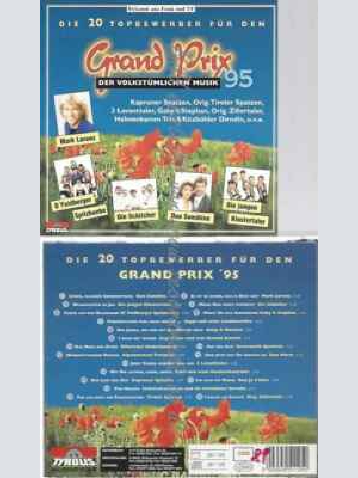 CD--VARIOUS | -- 20 TOPBEWERBER Für GRAND PRIX