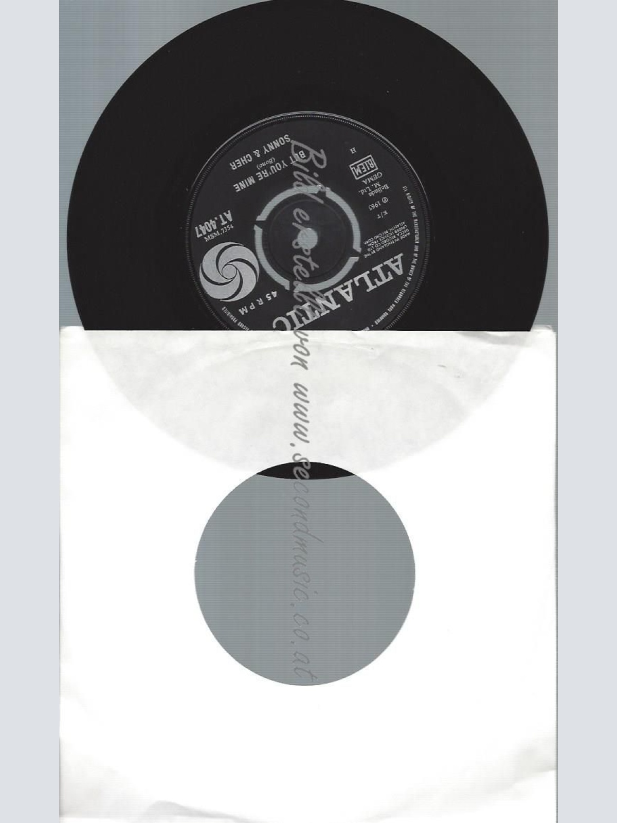 7"  Sonny & Cher  But You're Mine