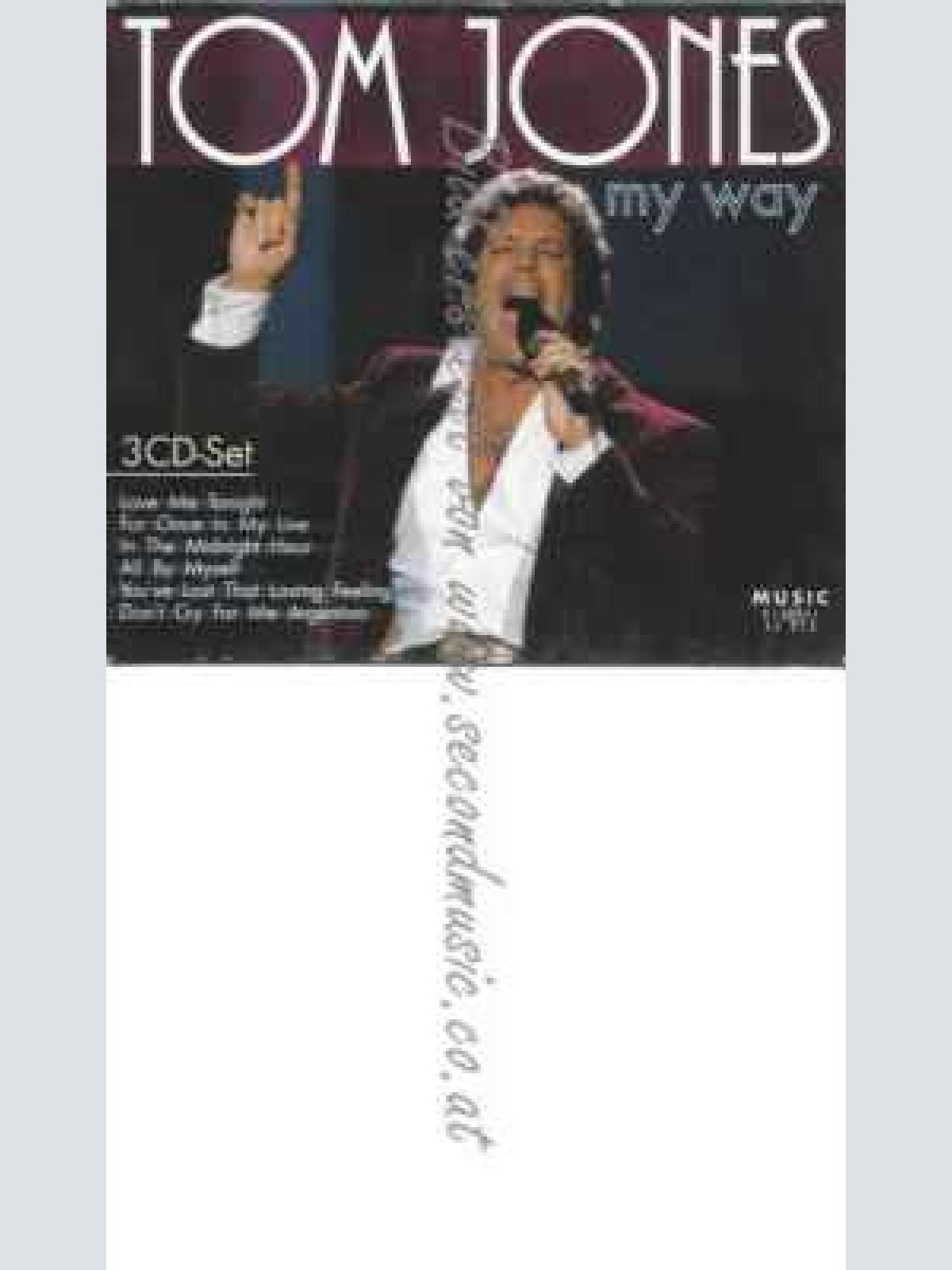 CD--JONES,TOM | --MY WAY  -- 3 CD