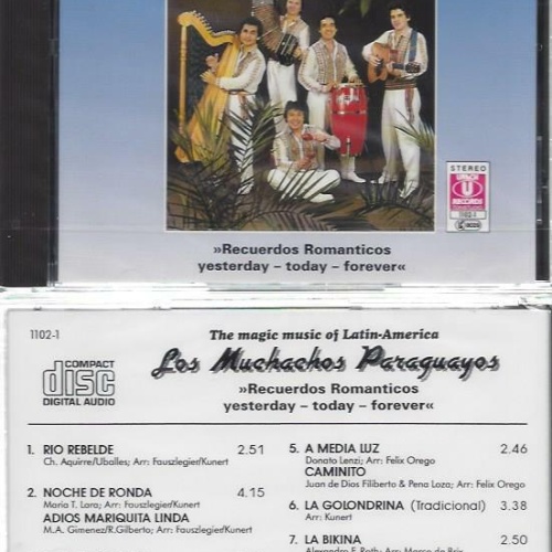 CD--Los Muchachos Paraguayos -- Recuerdos  Romanticas