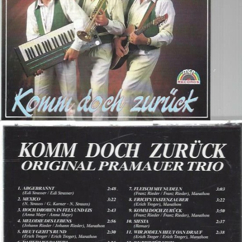 CD--Orig Pramauer Trio --Komm doch zurück