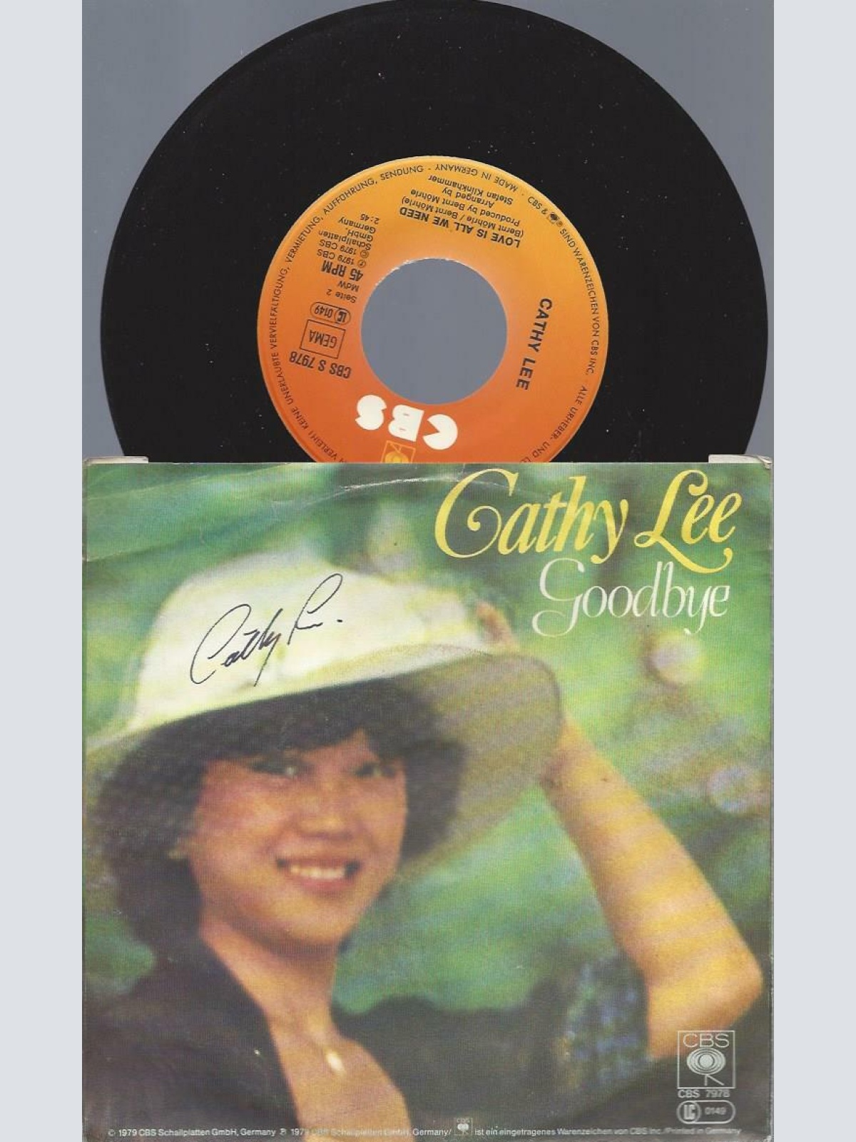 7"    Cathy Lee – Goodbye