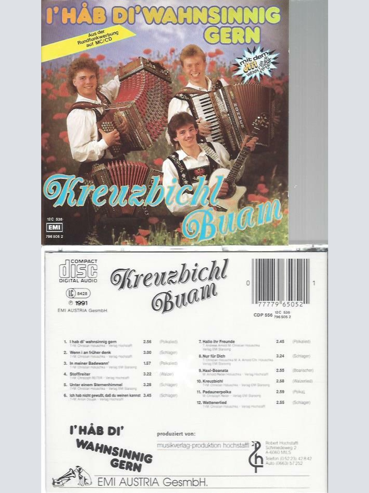 CD--Kreuzbichl Buam --I hab di Wahnsinnig Gern