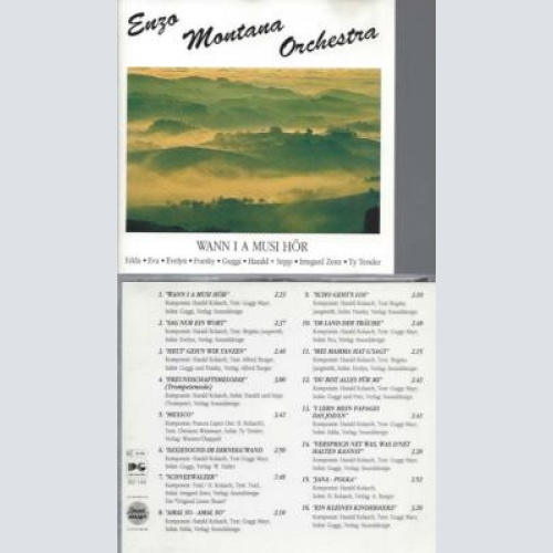 CD -Enzo Montana Orchestra Wann i a Musi Hör / Ty Tender