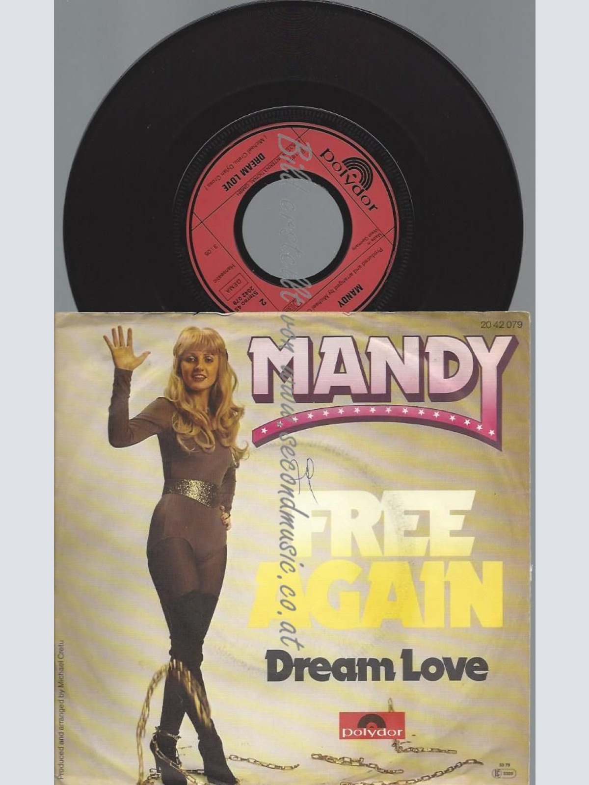 7"  Mandy   Free Again