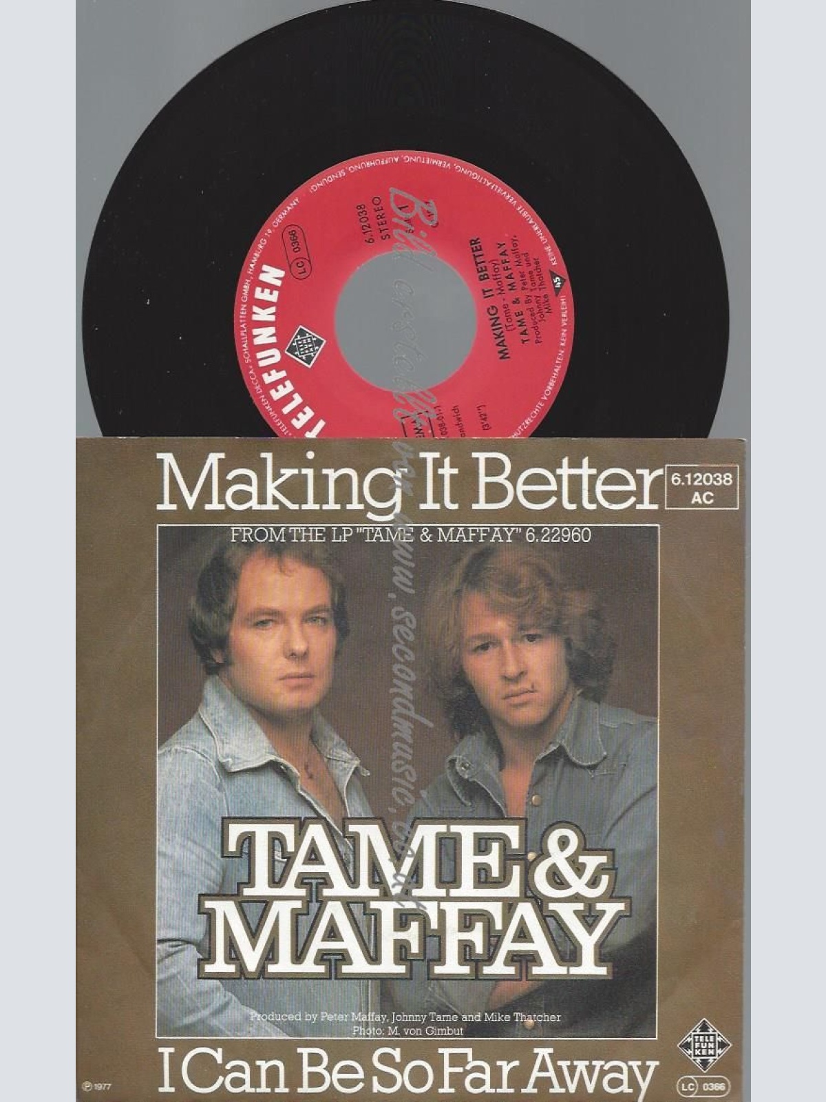 7"  Tame & Maffay– Making It Better