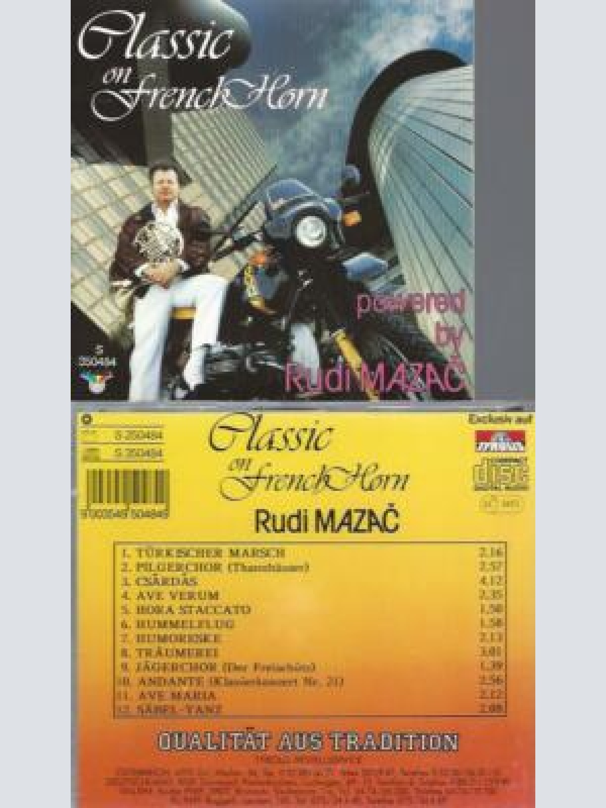 CD -Rudi Mazac Classic on FrenchHorn