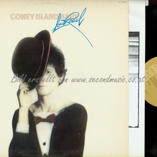 LP- Lou Reed – Coney Island Baby // OIS // APL1-0915 US // CUTOUT COVER